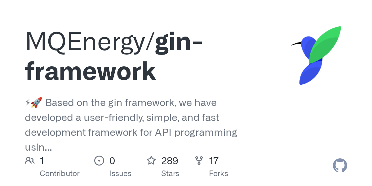 GitHub MQEnergy/ginframework zaprocket Based on the gin