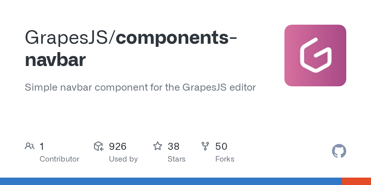 at master · artf/grapesjsnavbar · GitHub