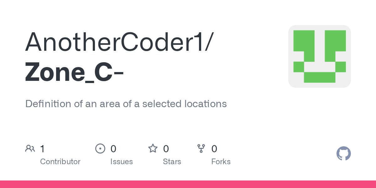 GitHub AnotherCoder1/Zone_C Definition of an area of a selected