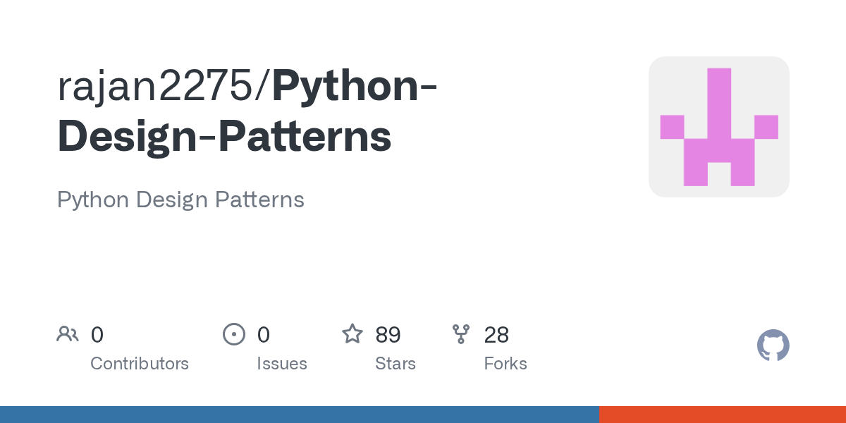 GitHub rajan2275/PythonDesignPatterns Python Design Patterns