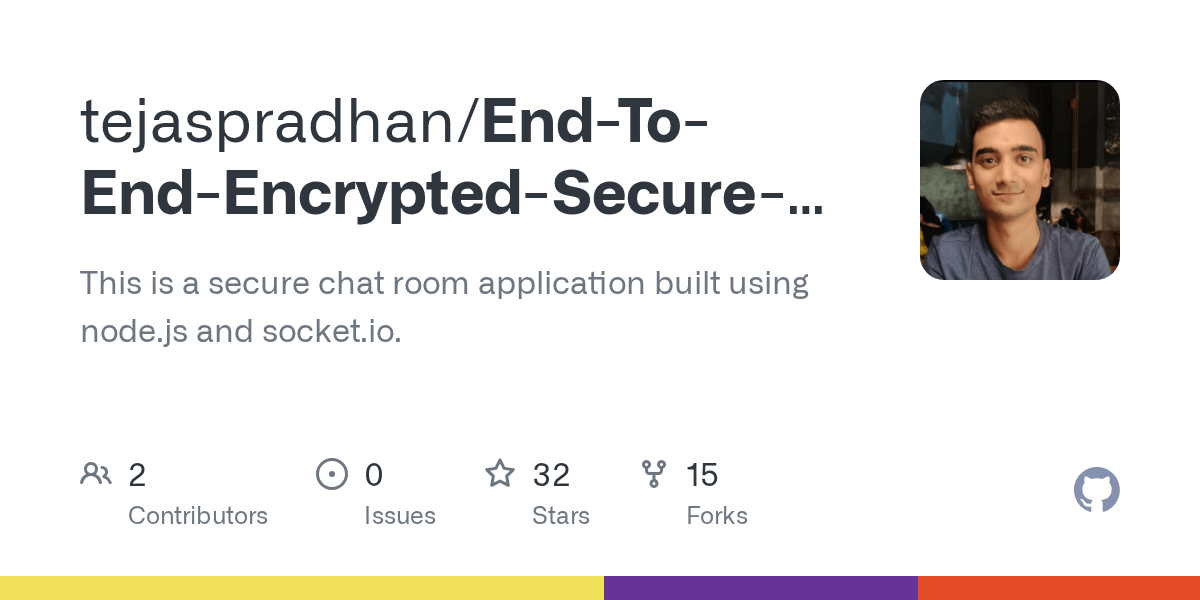 GitHub tejaspradhan/EndToEndEncryptedSecureChatApplication