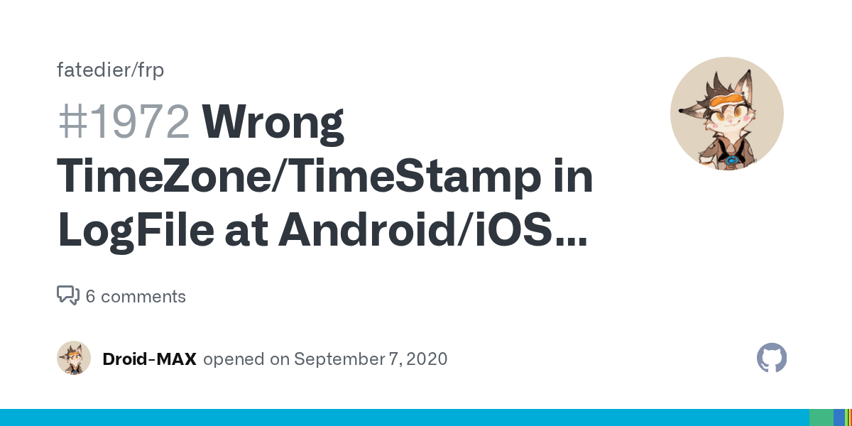 Wrong TimeZone/TimeStamp in LogFile at Android/iOS Platform · Issue
