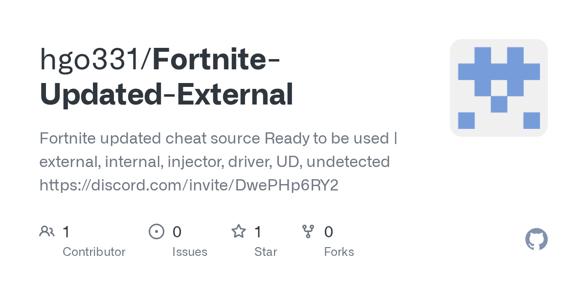 GitHub hgo331/FortniteUpdatedExternal Fortnite updated cheat
