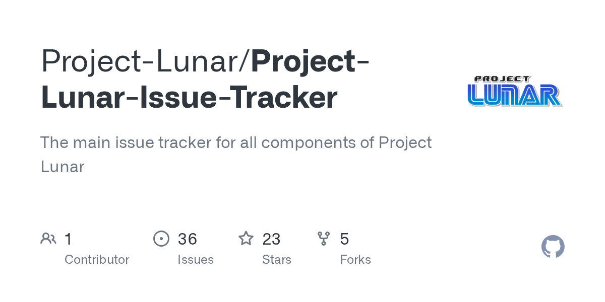 Releases · ProjectLunar/ProjectLunarIssueTracker · GitHub