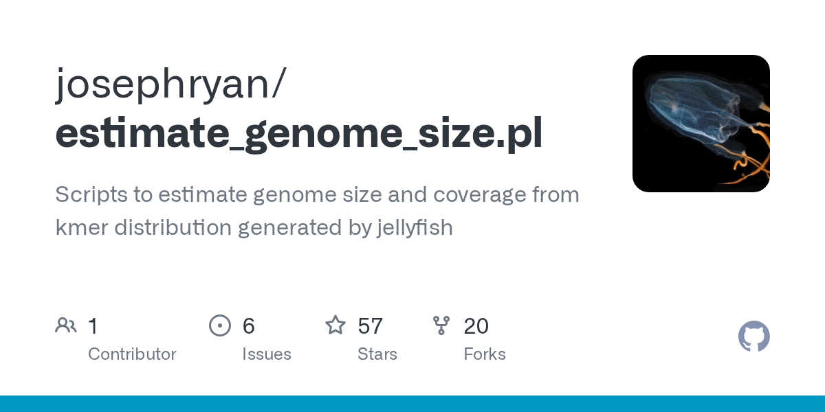 GitHub josephryan/estimate_genome_size.pl Scripts to estimate genome