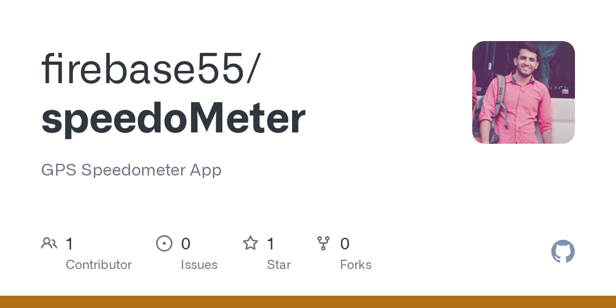 GitHub firebase55/speedoMeter GPS Speedometer App