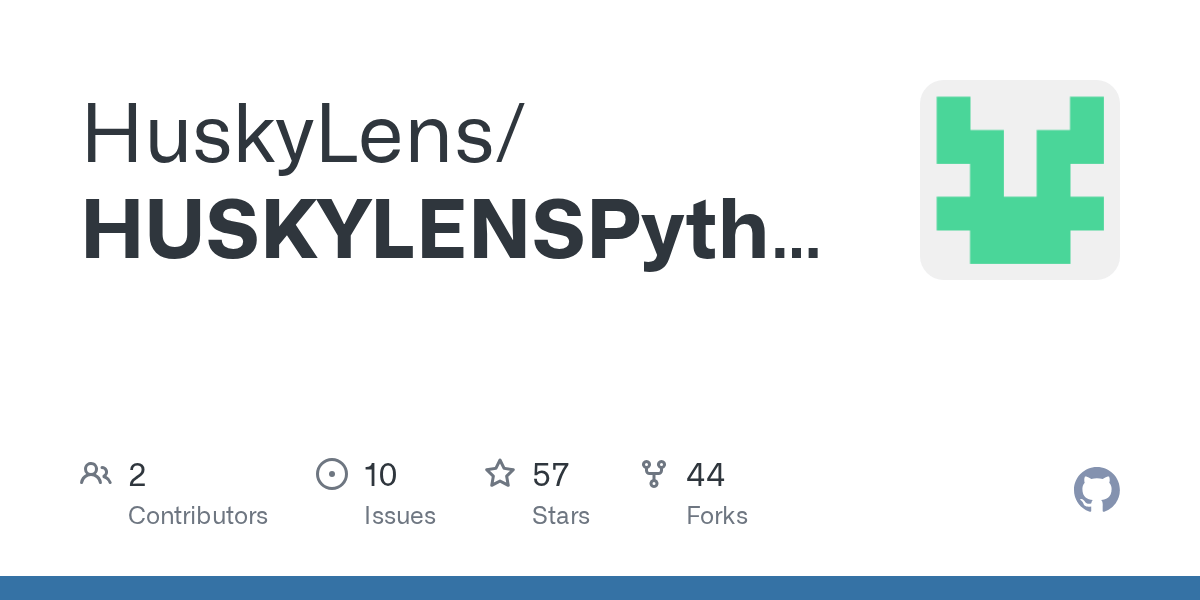 HUSKYLENSPython/Raspberry Pi Tutorial.md at master · HuskyLens