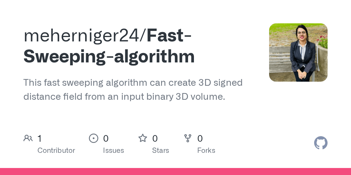 GitHub meherniger24/FastSweepingalgorithm This fast sweeping