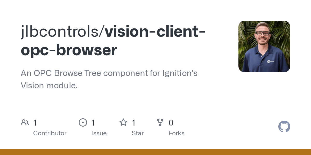 GitHub jlbcontrols/visionclientopcbrowser An OPC Browse Tree component for Ignition's