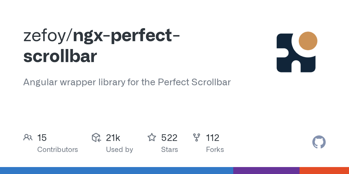 GitHub zefoy/ngxperfectscrollbar Angular wrapper library for the