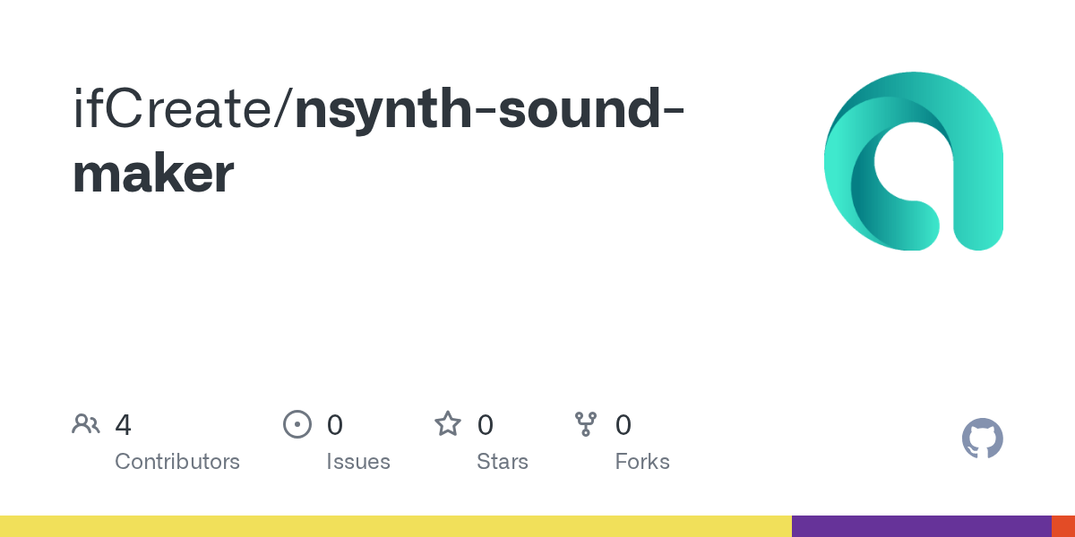 GitHub ifCreate/nsynthsoundmaker