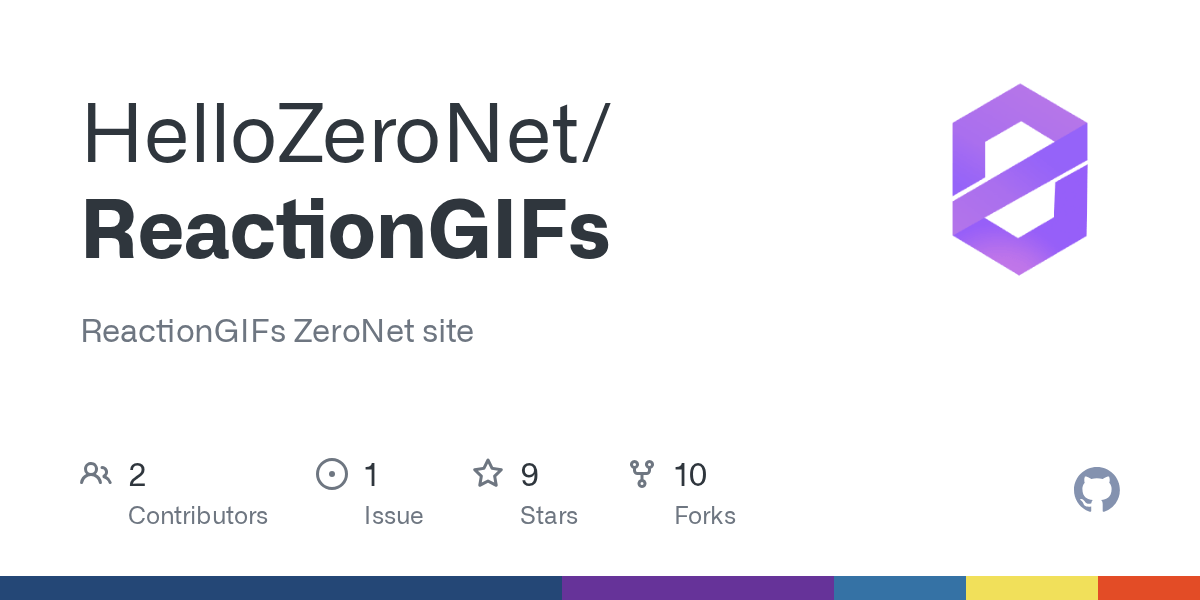 GitHub ReactionGIFs site