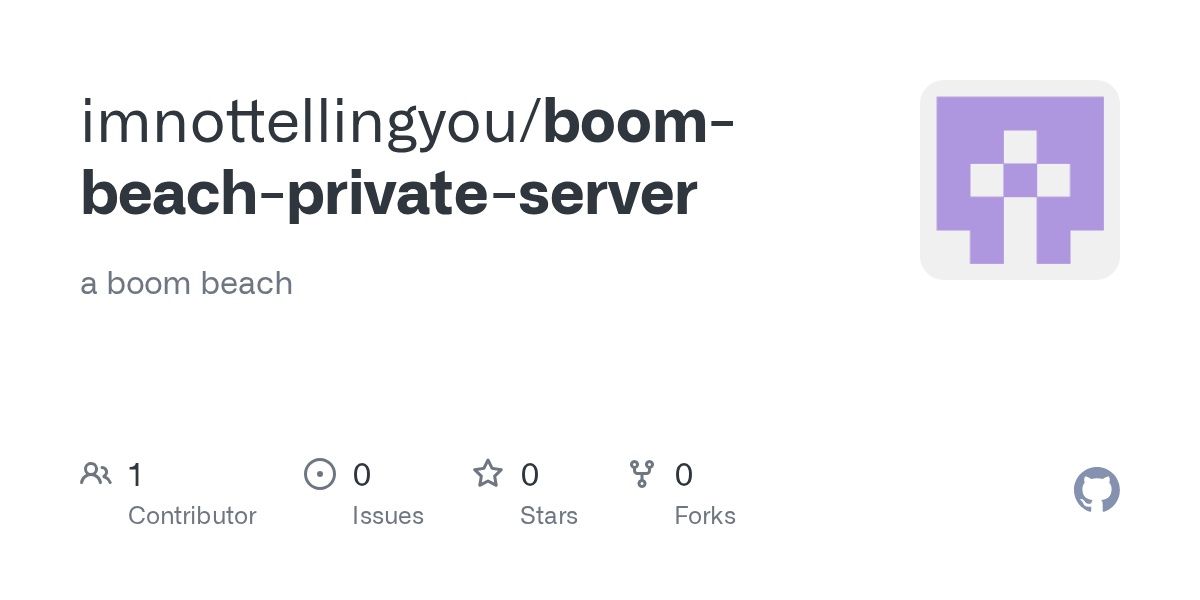 GitHub imnottellingyou/boombeachprivateserver a boom beach