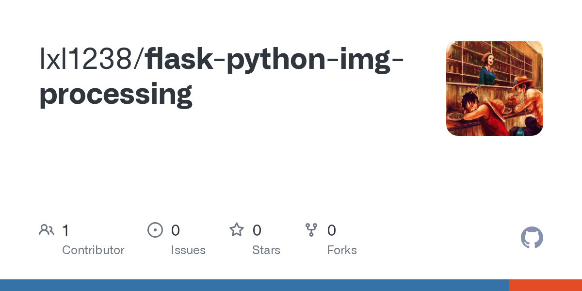 GitHub lxl1238/flaskpythonimgprocessing