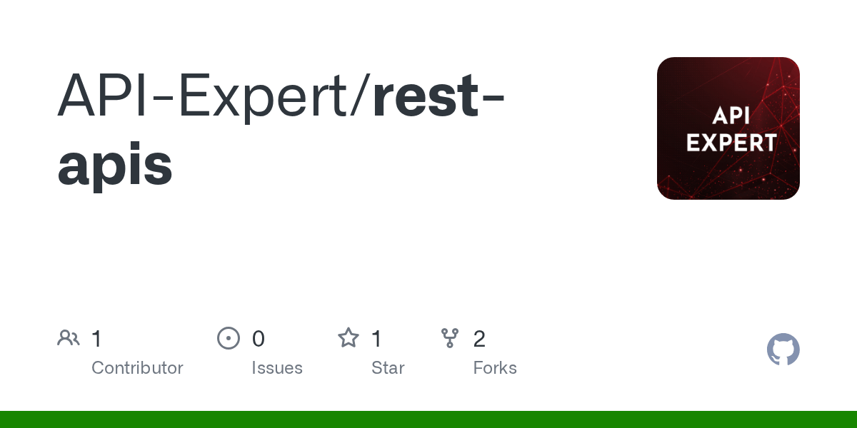 GitHub APIExpert/restapis