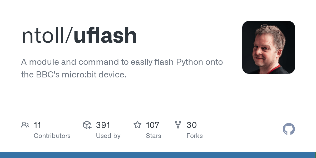 GitHub ntoll/uflash A module and command to easily flash Python onto
