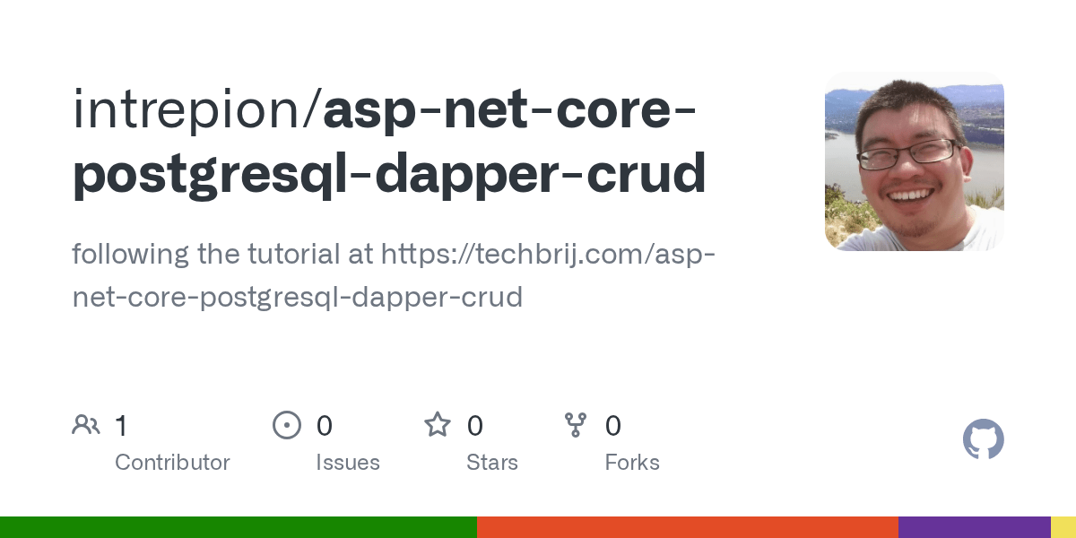 GitHub following the