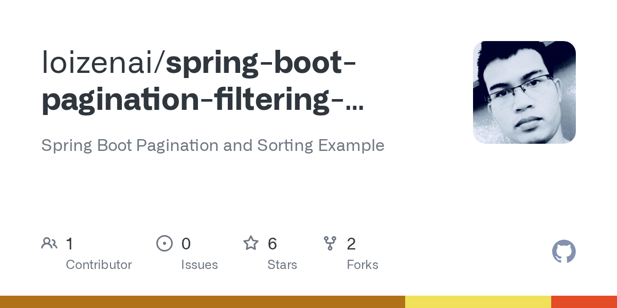 GitHub loizenai/springbootpaginationfilteringsortingexample