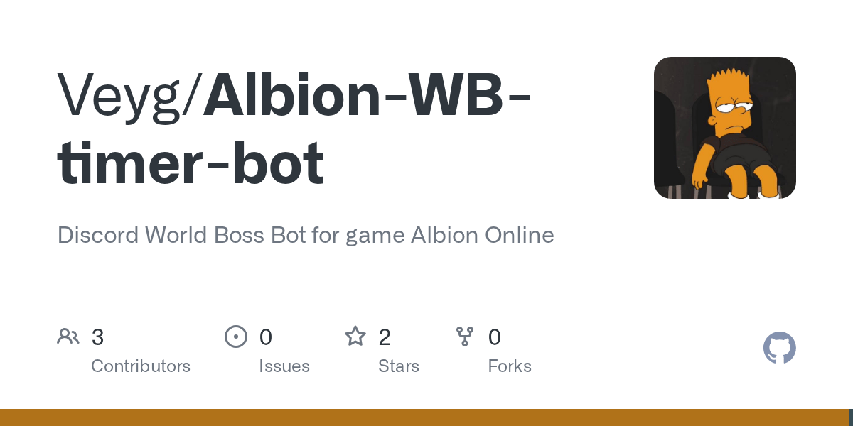 GitHub Veyg/AlbionWBtimerbot Discord World Boss Bot for game