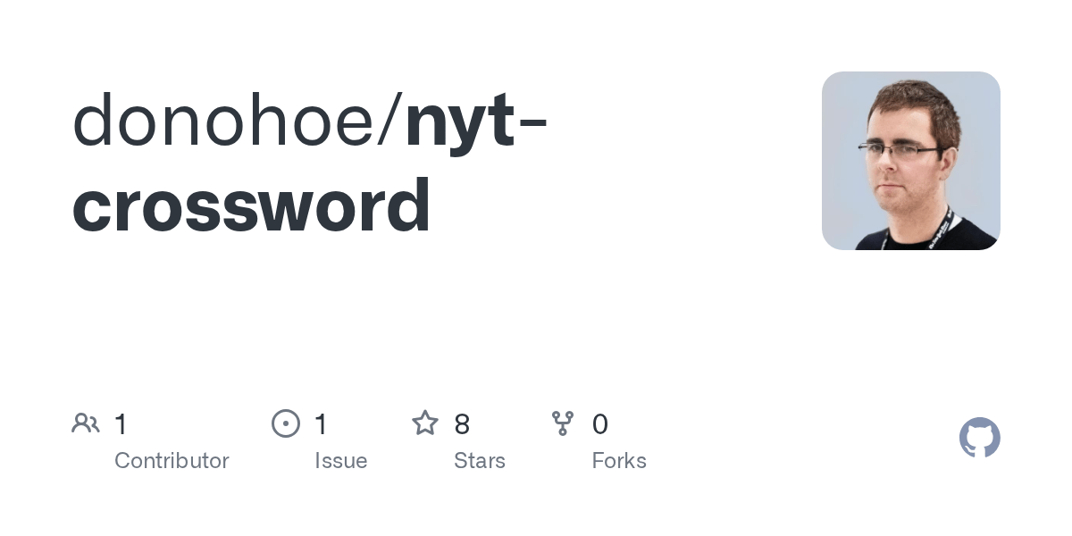 GitHub - donohoe/nyt-crossword