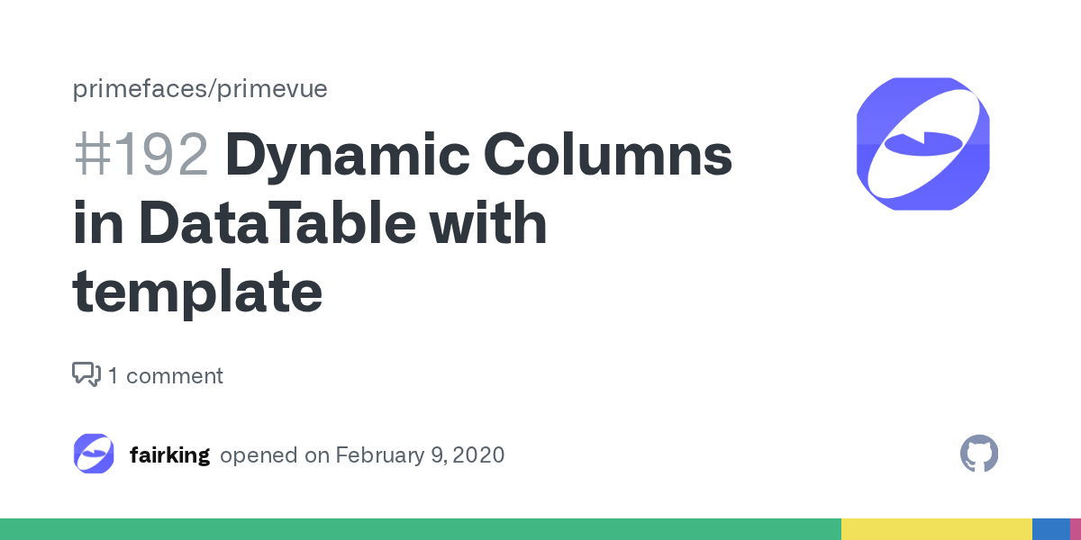 Dynamic Columns in DataTable with template · Issue 192 · primefaces/primevue · GitHub