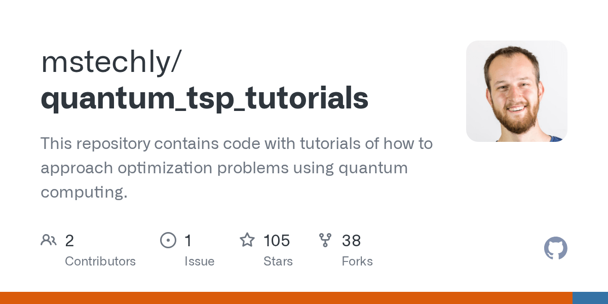 GitHub mstechly/quantum_tsp_tutorials This repository contains code