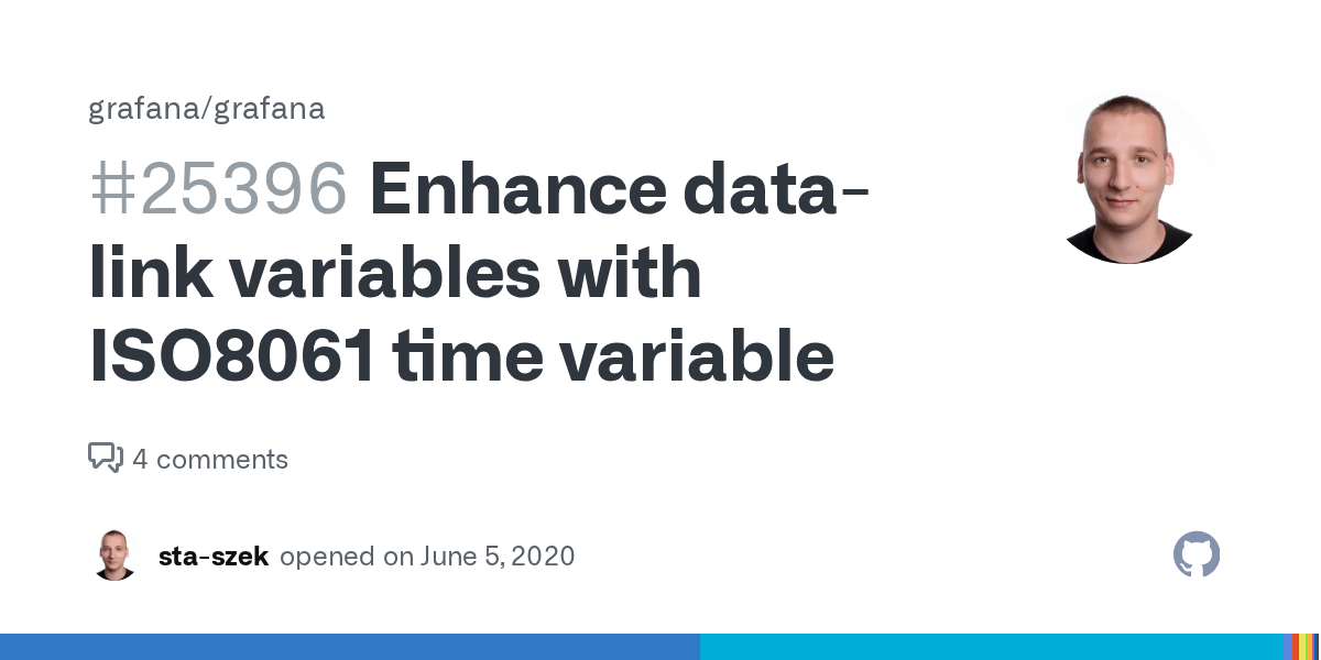 Enhance datalink variables with ISO8061 time variable · Issue 25396