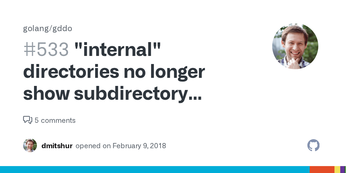 "internal" directories no longer show subdirectory listing · Issue 533