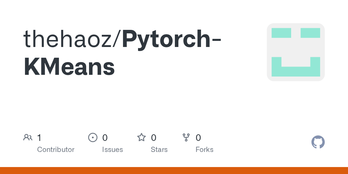 GitHub thehaoz/PytorchKMeans