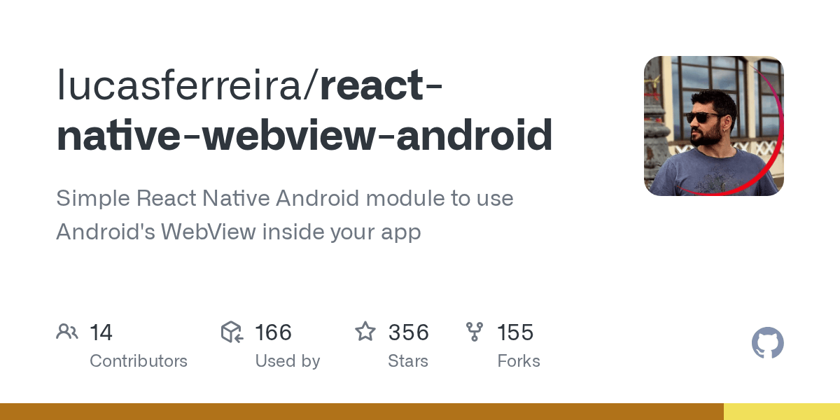 GitHub lucasferreira/reactnativewebviewandroid