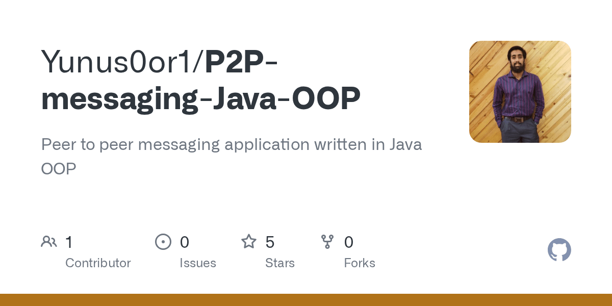 P2PmessagingJavaOOP/MessageListener.java at master · Yunus0or1/P2P