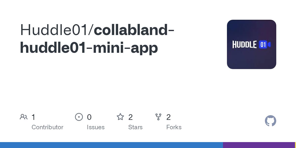 GitHub Huddle01/collablandhuddle01miniapp