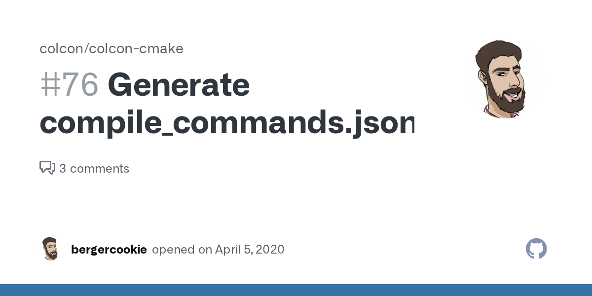 Generate · Issue 76 · colcon/colconcmake · GitHub