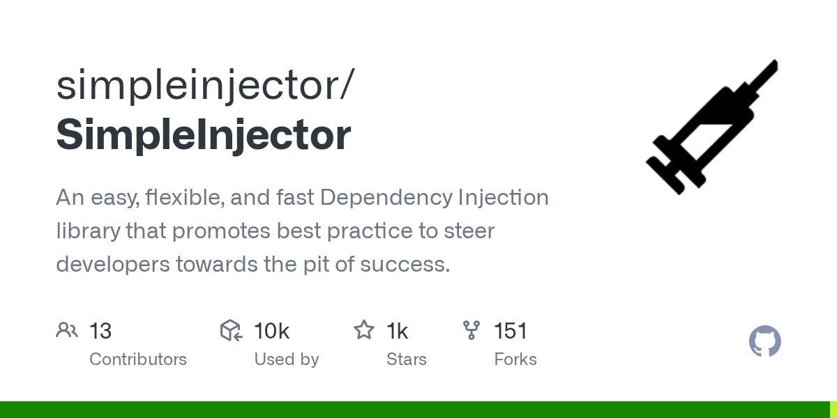 Releases · simpleinjector/SimpleInjector · GitHub