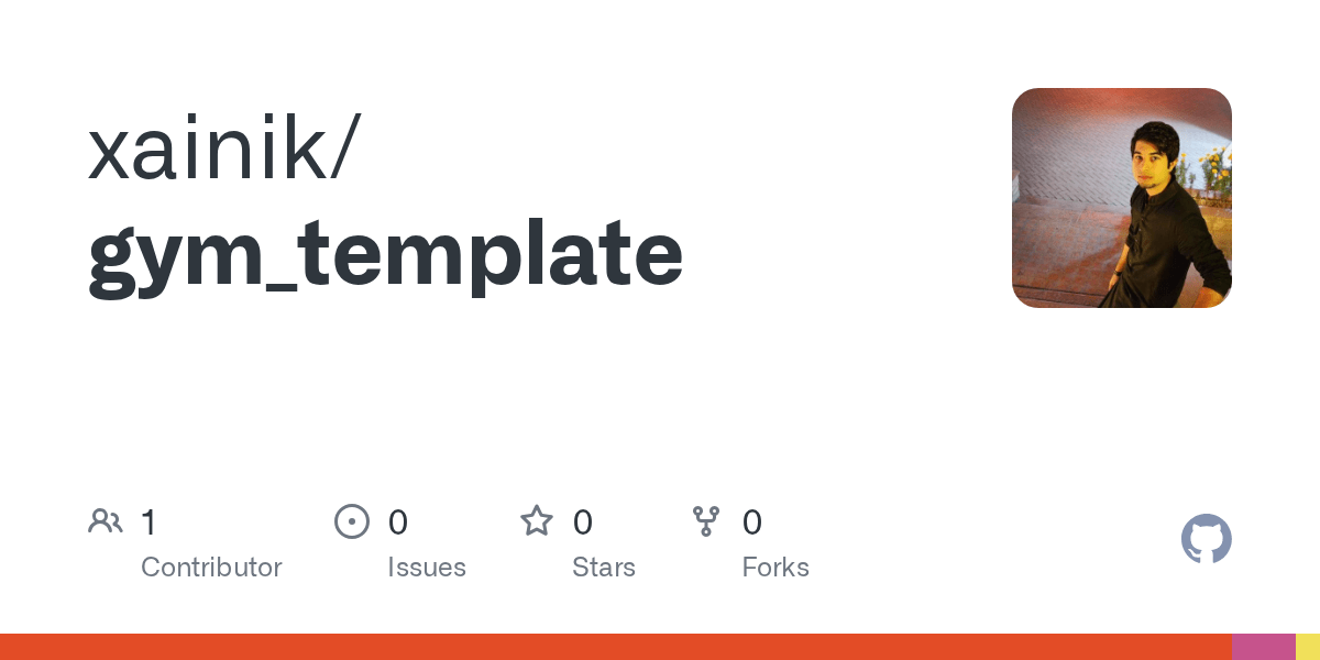 GitHub xainik/gym_template