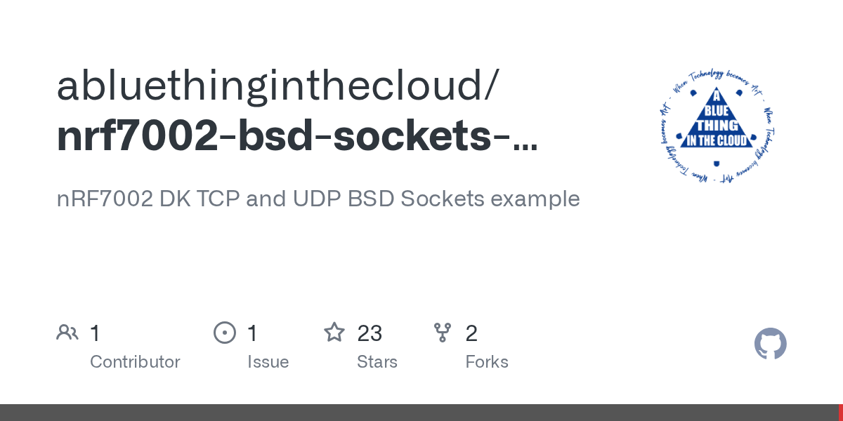 nrf7002bsdsocketsexample/TCP_Client.c at main · abluethinginthecloud