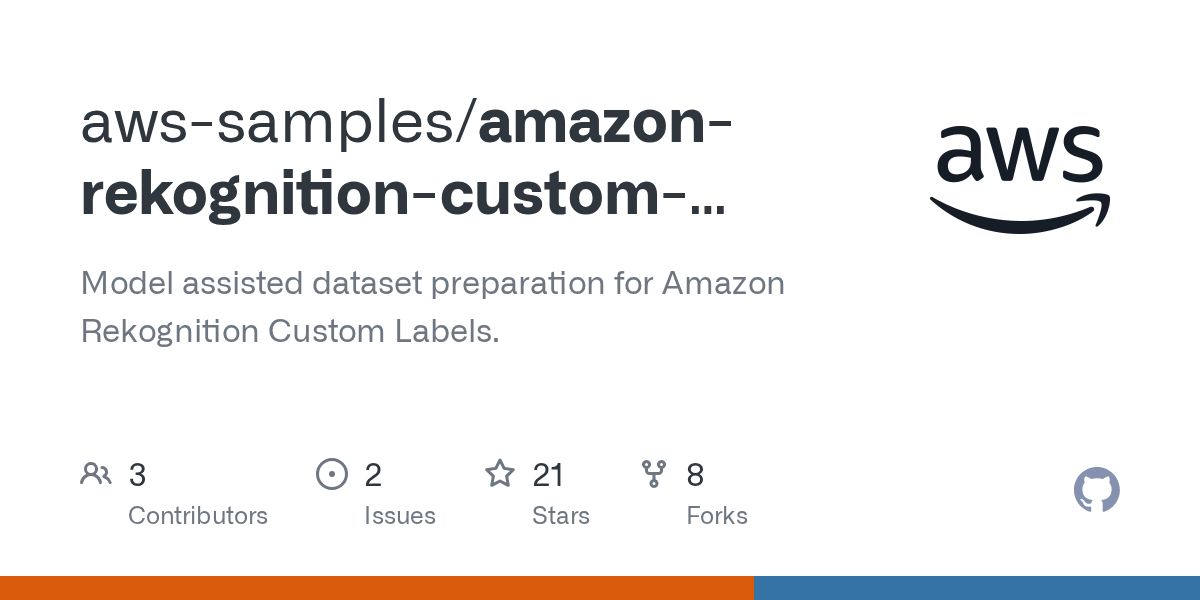 GitHub awssamples/amazonrekognitioncustomlabelsfeedbacksolution Model assisted dataset