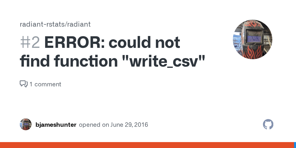 ERROR could not find function "write_csv" · Issue 2 · radiantrstats