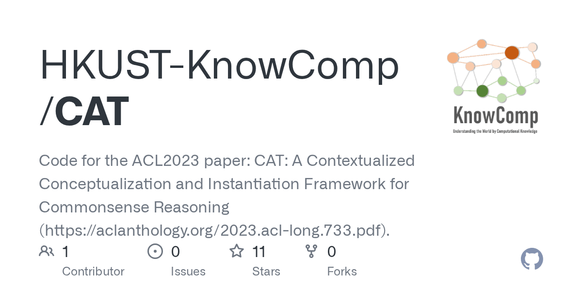 GitHub Codes for the ACL2023 paper CAT A