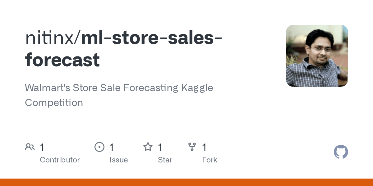 GitHub nitinx/mlstoresalesforecast Walmart's Store Sale