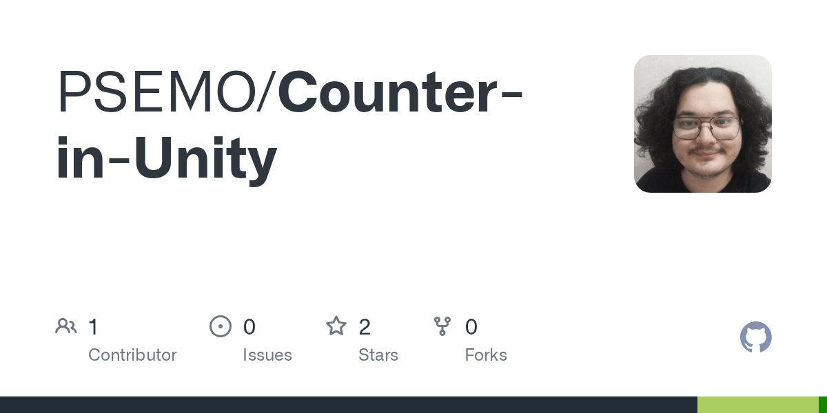 GitHub PSEMO/CounterinUnity