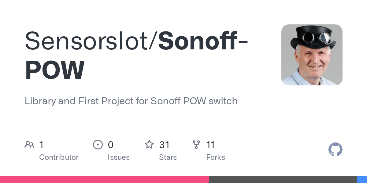 GitHub - SensorsIot/Sonoff-POW: Library and First Project for Sonoff