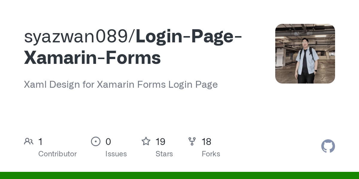 GitHub syazwan089/LoginPageXamarinForms Xaml Design for Xamarin