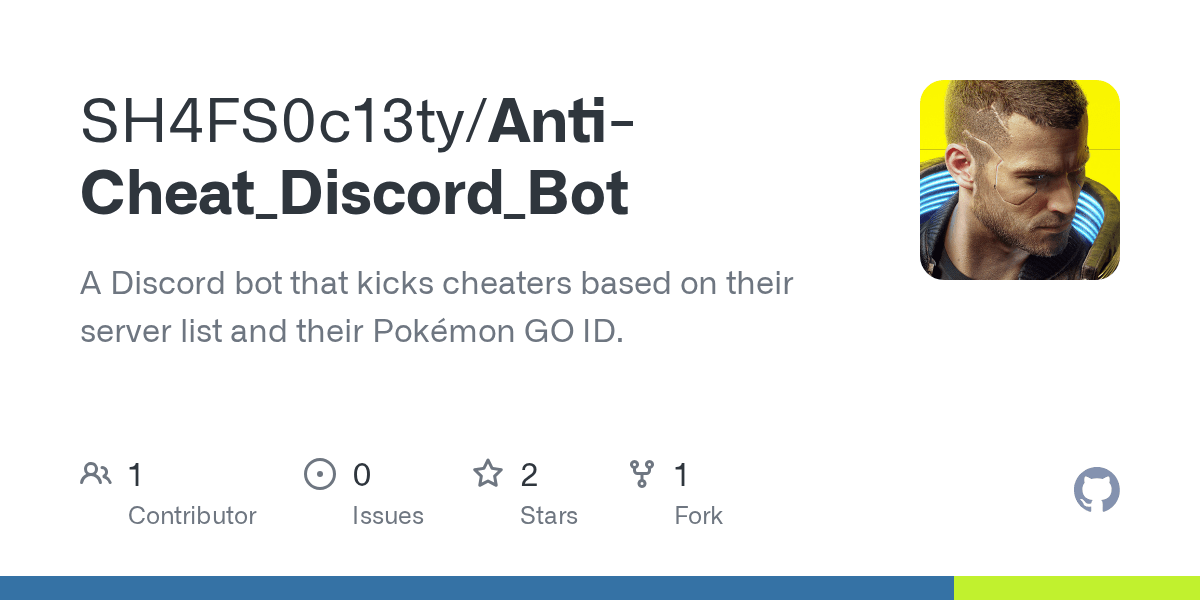 GitHub SH4FS0c13ty/AntiCheat_Discord_Bot A Discord bot that kicks