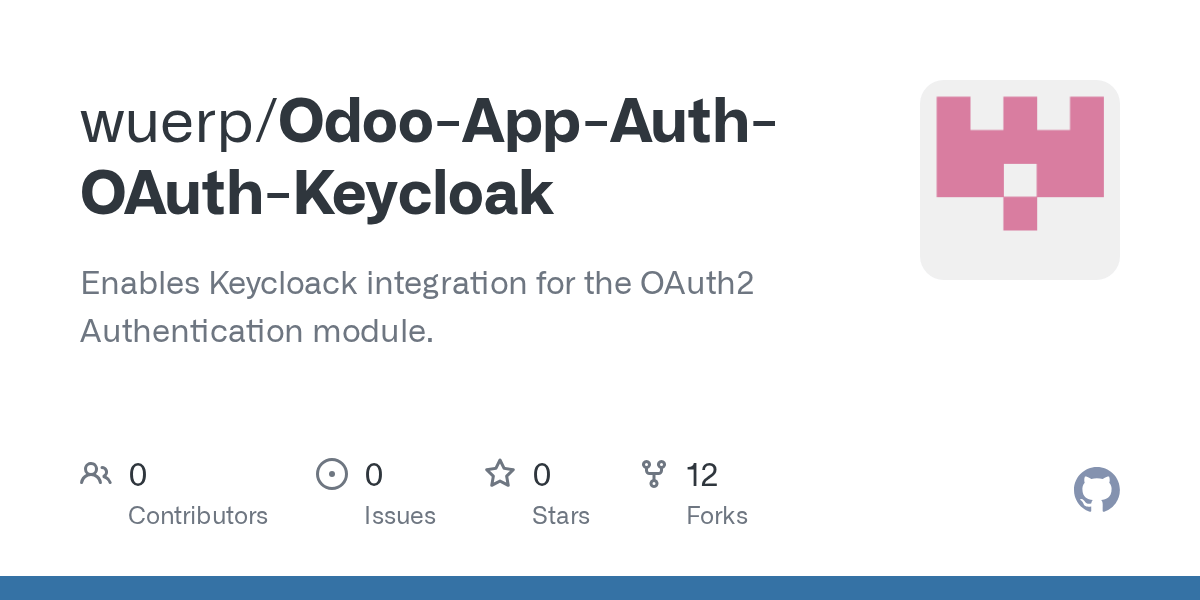 GitHub wuerp/OdooAppAuthOAuthKeycloak Enables Keycloack