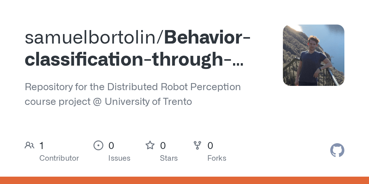 GitHub samuelbortolin/BehaviorclassificationthroughDKFs