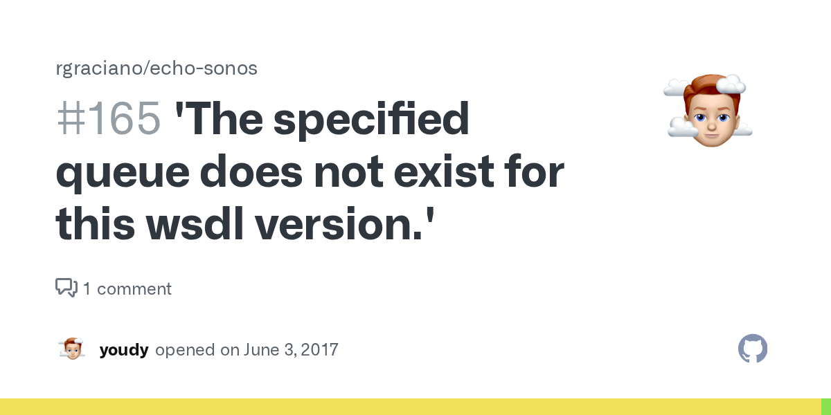 &#039;The specified queue does not exist for this wsdl version.&#039; · Issue