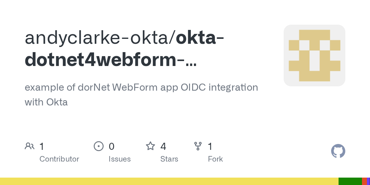 Okta authentication with  Forms application