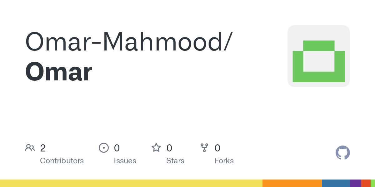 GitHub OmarMahmood/Omar