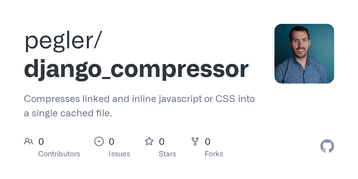 GitHub - pegler/django_compressor: Compresses linked and inline
